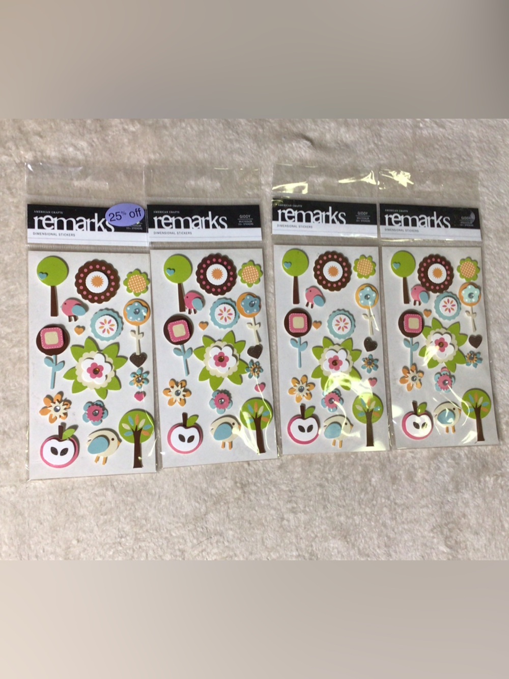Remarks Floral & Bird Home Design Stickers